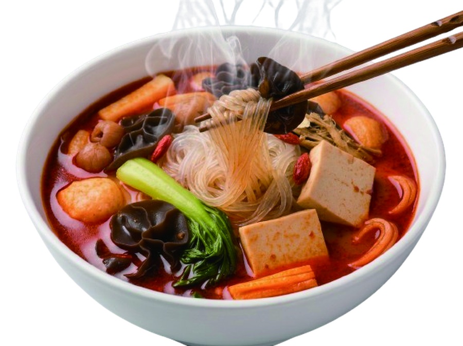 具材たっぷりの麻辣湯